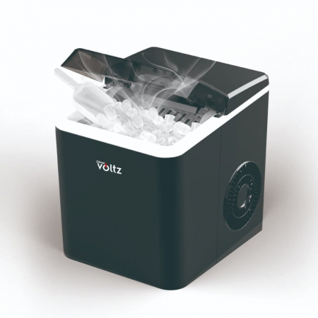 Aparat de facut gheata Oliver Voltz, 100W, 24h/10kg, Forme rotunde si sub forma de para, Negru [1]
