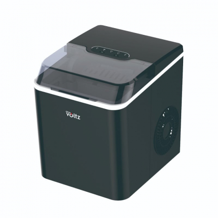 Aparat de facut gheata Oliver Voltz, 100W, 24h/10kg, Forme rotunde si sub forma de para, Negru [0]