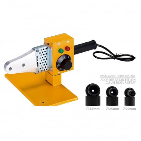 Aparat de lipit tevi Rotor RPW600, 600W, Dimensiune bacuri 20-25-32mm [6]