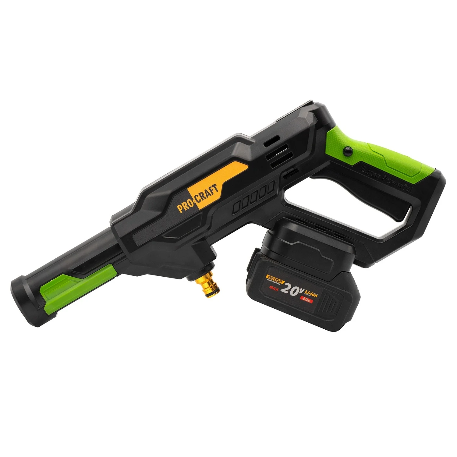 Aparat de spalat cu presiune pe acumulator ProCraft, 20V/4Ah, Brushless, Geanta de transport, Fara acumulator si incarcator incluse [8]