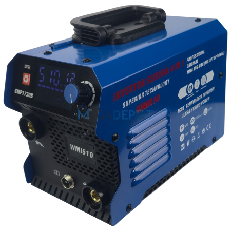 Aparat de sudura 4in1 Ural, MIG/MAG/MMA/LIFT TIG, 510Ah, Diametru electrozi 2.5-6.0mm, Accesorii incluse [1]