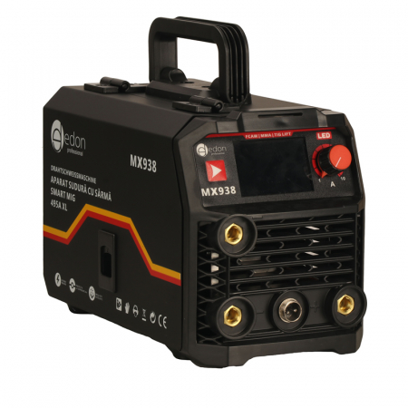 Aparat de sudura cu sarma Edon Professional SMART MIG 495A XL, diam.sarma 0.8-1mm, diam.electrod 2-3.2mm, Accesorii incluse [3]