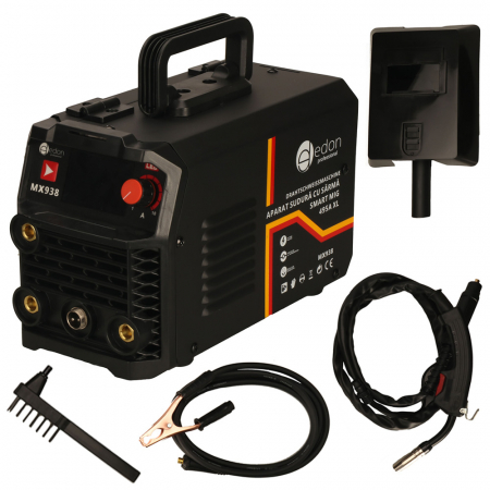Sudura - Aparat de sudura cu sarma Edon Professional SMART MIG 495A XL, diam.sarma 0.8-1mm, diam.electrod 2-3.2mm, Accesorii incluse