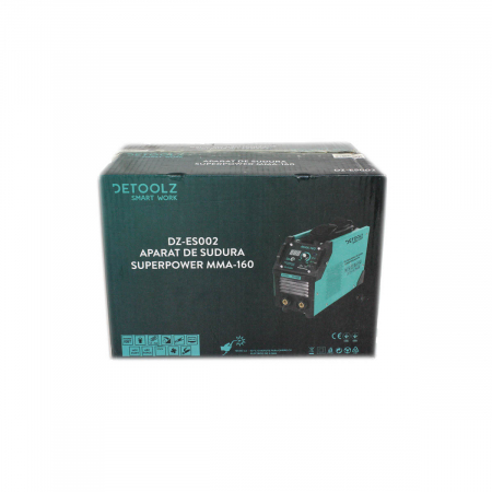 Aparat de sudura Detoolz DZ-ES002, MMA, 190A,1.6-5.0mm, Accesorii Incluse [4]