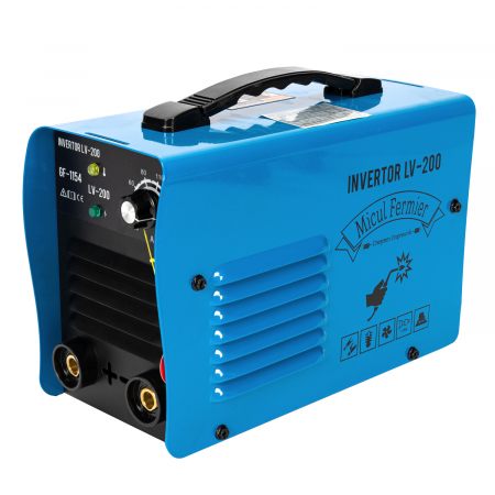 Aparat de sudura invertor Micul Fermier LV-200, 200A, Albastru, Accesorii incluse [2]