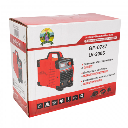 Aparat de sudura invertor Micul Fermier LV-200S, 200A, Rosu, Accesorii incluse [10]