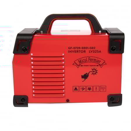 Aparat de sudura invertor Micul Fermier LV-325S, 325A, Rosu, Accesorii incluse [4]