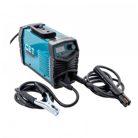 Aparat de sudura tip invertor CET MMA 250 P + Masca automata, afisaj electronic, cabluri 2 metri [4]