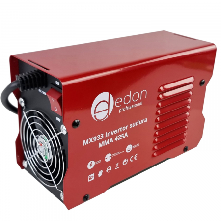 Aparat de sudura tip invertor Edon MMA 425A, protectie supraincalzire, ventilator de racire [2]