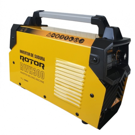 Aparat de sudura tip invertor Rotor RWH300, MMA, 300A, Diametru electrozi 1.6-4mm [3]