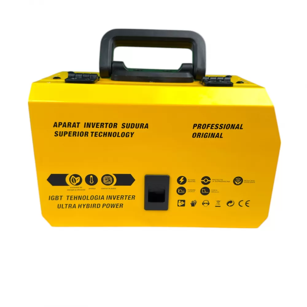 Aparat de sudura Ural MIG/MMA/LIFT TIG, 495A, Afisaj digital, Accesorii incluse, Galben [4]