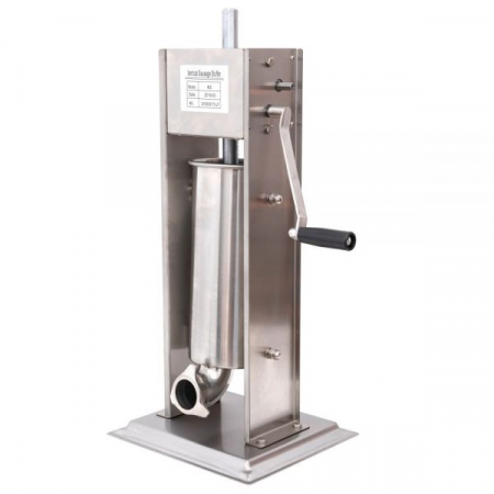 Aparat de umplut carnati profesional Elefant ML-S5, 5Kg, Mecanic, Inox-integral, 6 palnii incluse [6]