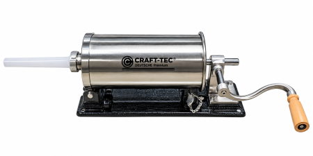 Aparate carnati - Aparat de umplut carnati orizontal 4Kg Craft-Tec, 4 palnii incluse