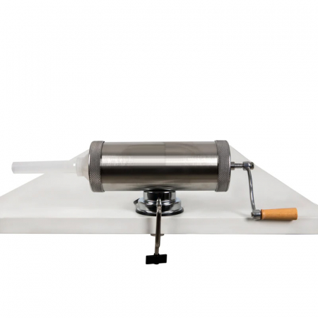 Aparat de umplut carnati, Orizontal, Inox, Capacitate 3 kg, 3 Palnii Incluse [1]