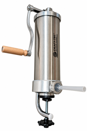 Aparate carnati - Aparat de umplut carnati vertical 4Kg Craft-Tec, 5 palnii incluse