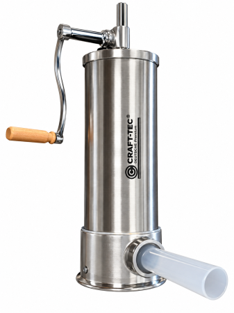 Aparate carnati - Aparat de umplut carnati vertical 6Kg Craft-Tec, 6 palnii incluse