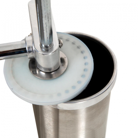 Aparat de umplut carnati, vertical, inox, capacitate 4 kg, 5 palnii incluse, sistem anti bule [2]