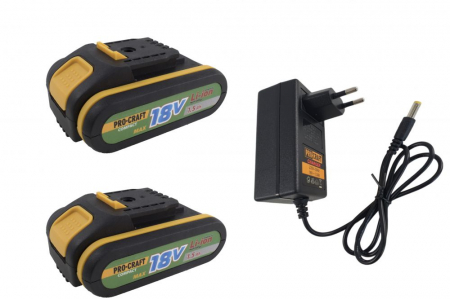 Autofiletanta Procraft Compact PA18C, 18V, 1.5 Ah, 2 acumulatori [5]