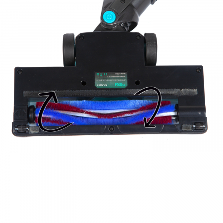 Aspirator cu acumulator Detoolz, 120W, Capacitate 0.8L, 21.6V/ 2200mAh, Turquoise [5]