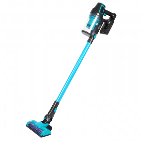 Aspirator cu acumulator Detoolz, 120W, Capacitate 0.8L, 21.6V/ 2200mAh, Turquoise [0]