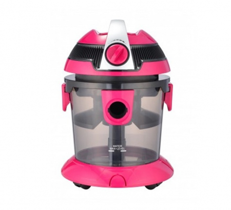 Aspirator cu filtrare prin apa Oliver Voltz, 800-1000W, 10L, 7 accesorii, Aspirare umeda/uscata, Functie suflare, Rosu [1]