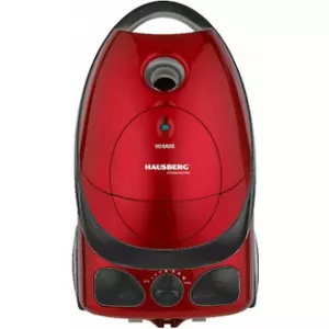 Aspirator Hausberg HB-2850NG, 1600-2000W, Capacitate 3L, Negru/Rosu [0]