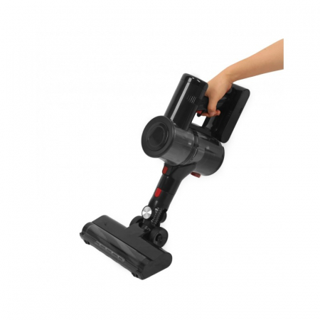 Aspirator vertical 2in1 Oliver Voltz, 150W, 0.7L, 3 trepte, autonomie 45min., afisaj LED, perie iluminata, 4 accesorii [8]