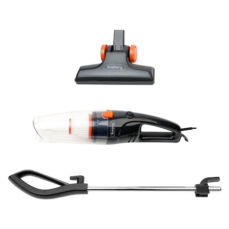 Aspirator vertical 2in1 Rosberg R51001A, 600W, 800 ml, filtru Hepa, Negru [3]