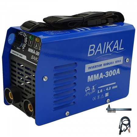 Aparat de sudura ( Invertor ) BAIKAL MMA 300A  + Masca automata cu cristale lichide + Manusi + Electrozi [2]