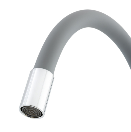 Baterie bucătărie cu duș flexibil CHAMPION SUS-011 CHROME REFL.GRAY [1]