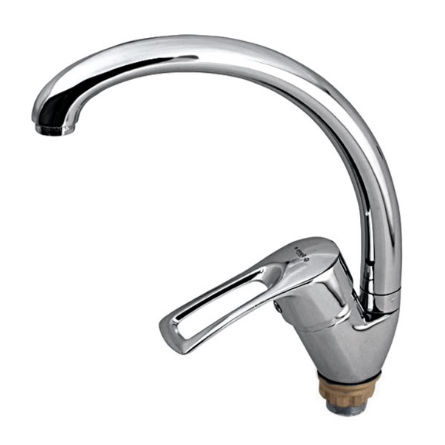 Baterie de bucatarie Champion Hansberg 777, Otel inoxidabil, Monocomanda [0]