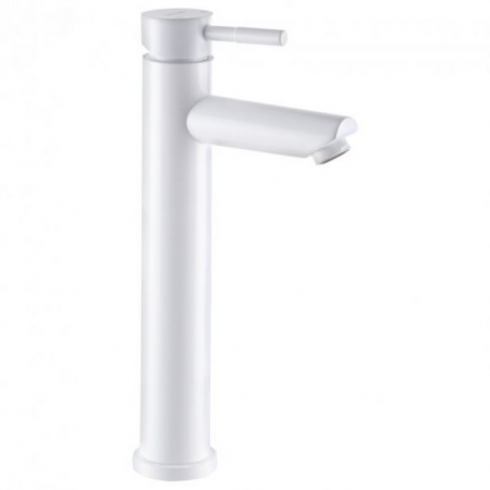 Baterie lavoar MIXXUS SUS-001-A HIGH WHITE, otel inoxidabil, Monocomanda, Alb mat [1]