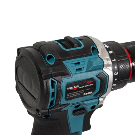 Bormașină cu acumulator DDT-KRISTAL 36V, 2 acumulatori Li-Ion 2.0Ah, motor fara perii (brushless), 2 viteze, cuplu reglabil, sistem autoblocaj,  valiză de transport [8]