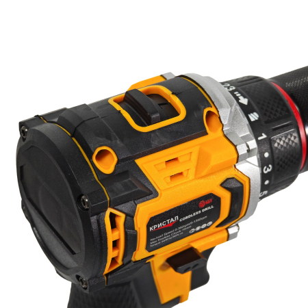 Bormașină cu acumulator DDT-KRISTAL 36V, 2 acumulatori Li-Ion 2.0Ah, motor fara perii (brushless), 2 viteze, cuplu reglabil, sistem autoblocaj,  valiză de transport [11]