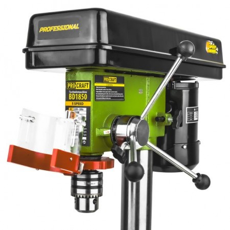 Bormasina de banc fixa, cu coloana, ProCraft BD1850, 459W, 2350RPM, Mandrina 16mm [2]