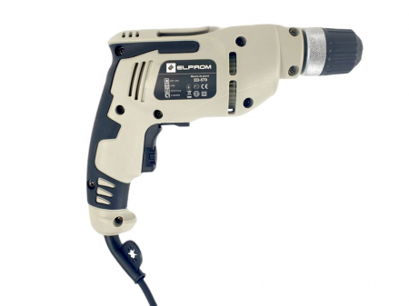 Bormasina Elprom ED-570, 0-2800 rpm variator, 570W, mandrina 10mm, cu nivela, Model 2021 [1]