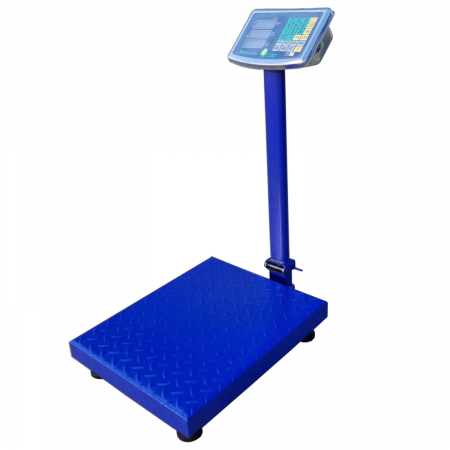 Cantar electronic 350Kg, Mencoza Lider, cu acumulator, brat rabatabil, picioare ajustabile, fisaj LCD, otel inoxidabil [1]