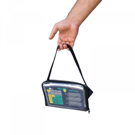 Cantar electronic Wi-Fi 600Kg, Mencoza Lider, cu acumulator, picioare ajustabile, Afisaj LCD, otel inoxidabil, platan 60X45 [3]