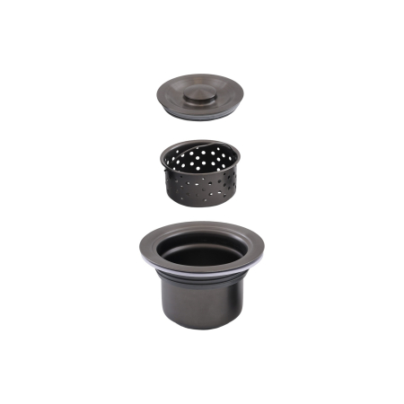Chiuveta bucatarie din inox alimentar SUS304 , BH7849RB BOHM nano black 780x490x215 mm [4]