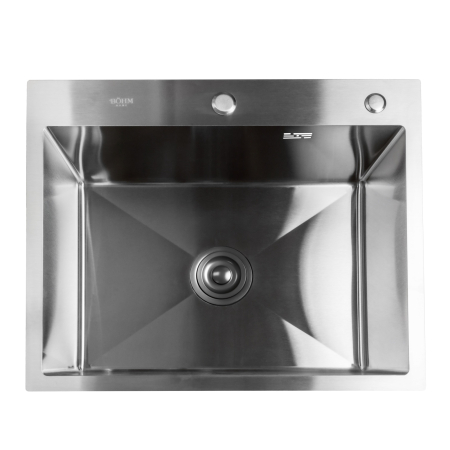 Chiuveta de bucatarie din inox alimentar SUS304 BH6050S BOHM Satin 600X500X220 mm [4]