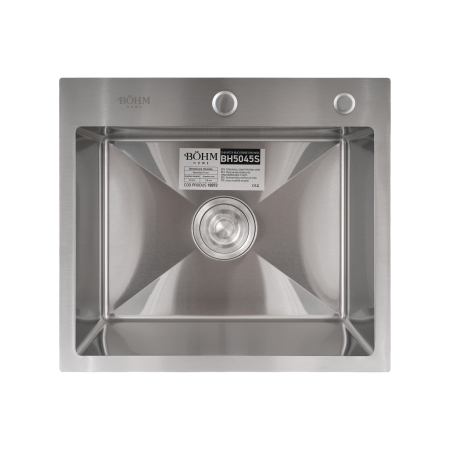 Chiuveta de bucatarie din inox alimentar SUS304 - BOHM BH5045S, Satin [1]