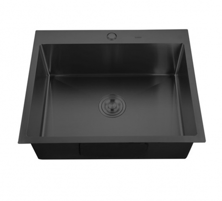 Instalatii sanitare - Chiuveta de bucatarie din inox MIXXUS HM5045-215 NANO-BLACK (3.0/0.8)