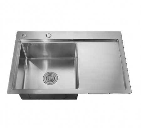 Instalatii sanitare - Chiuveta de bucatarie din inox MIXXUS HM7849L-215.SUS304 (3.0/0.8)