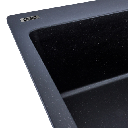 Chiuveta de bucatarie Elefant Premium Bogema, negru metalic , 780 x 500 mm [4]