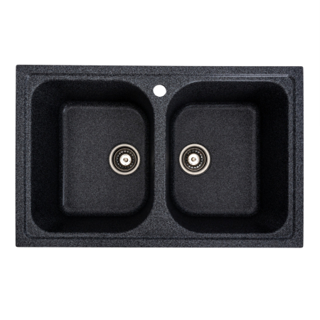 Instalatii sanitare - Chiuveta de bucătărie Elefant Premium Equatoria, Grafit , 785x490 mm