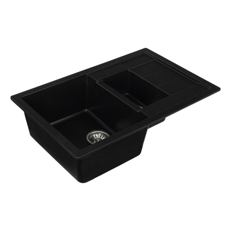 Chiuveta de bucatarie Elefant Premium Toskana Negru metalic 775x495 mm [3]