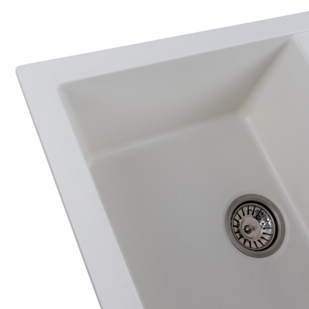 Chiuveta de bucătărie Elefant Premium Troya 7850 , Alb 776x496 mm [6]