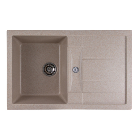 Instalatii sanitare - Chiuveta de bucătărie Elefant Premium Troya 7850 , Safari bej 776x496 mm