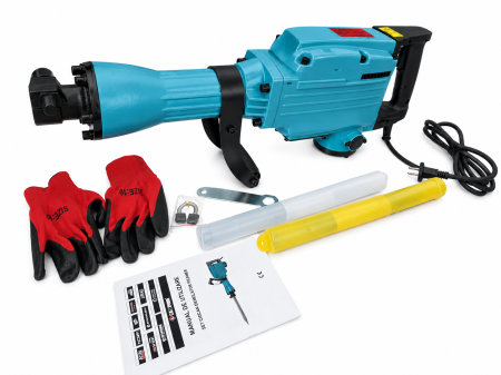 Ciocan demolator (Picamer) Uralmash Campion, 3500W, 1400RPM, 42J, 2 Dalte incluse, Cutie metalica de transport [2]