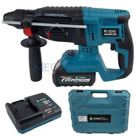 Ciocan rotopercutor Kewei Campion Profesional 3.5J, cu acumulator inclus 24V/5000mAh si statie de incarcare [0]